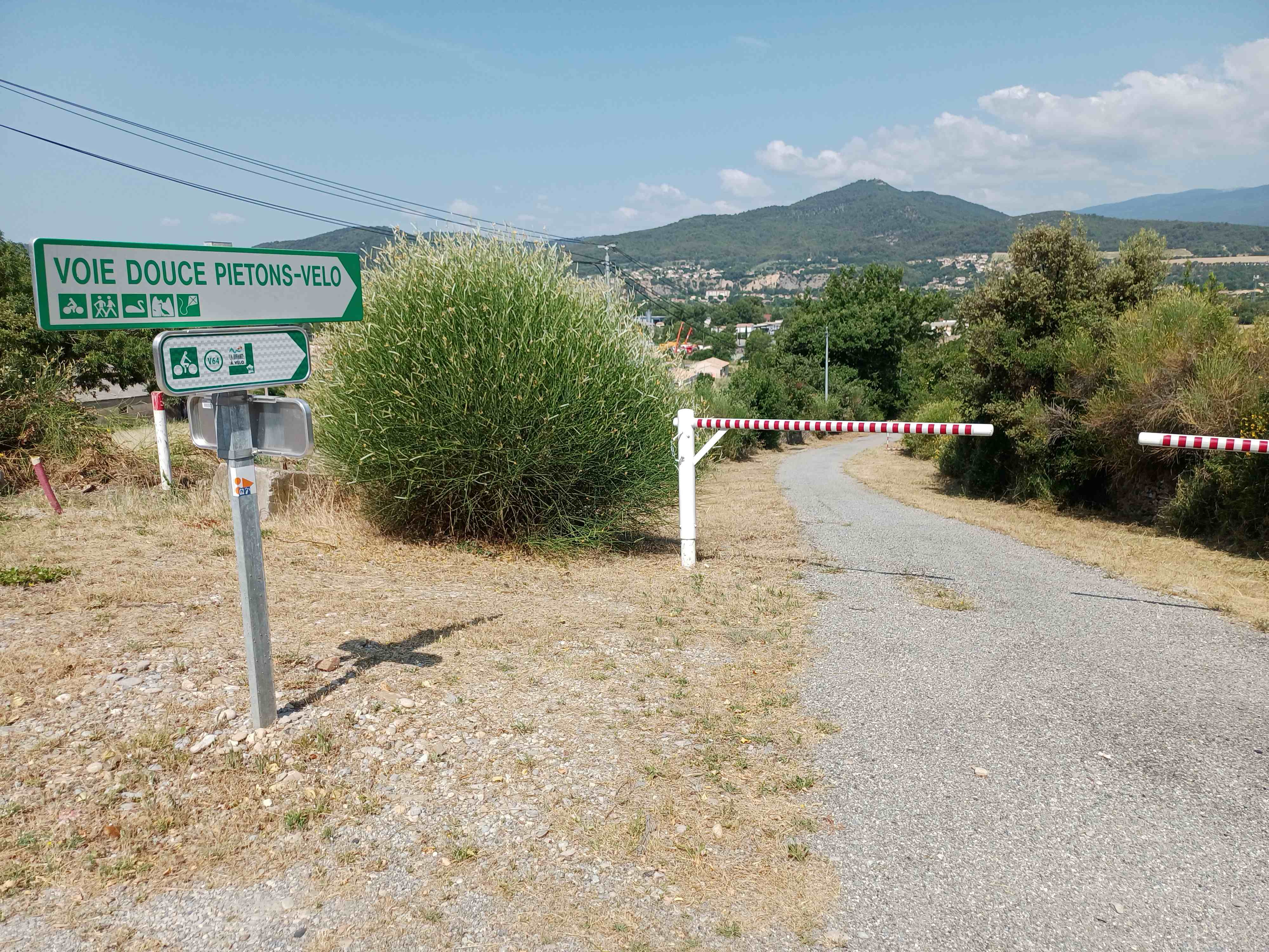 Voie douce Piétons Vélos aux Mées