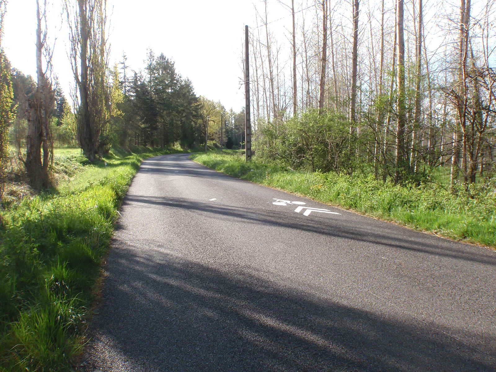 D660 et D45 des Junies à Cazals