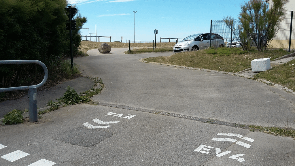 Wimereux : entrée de la voie verte