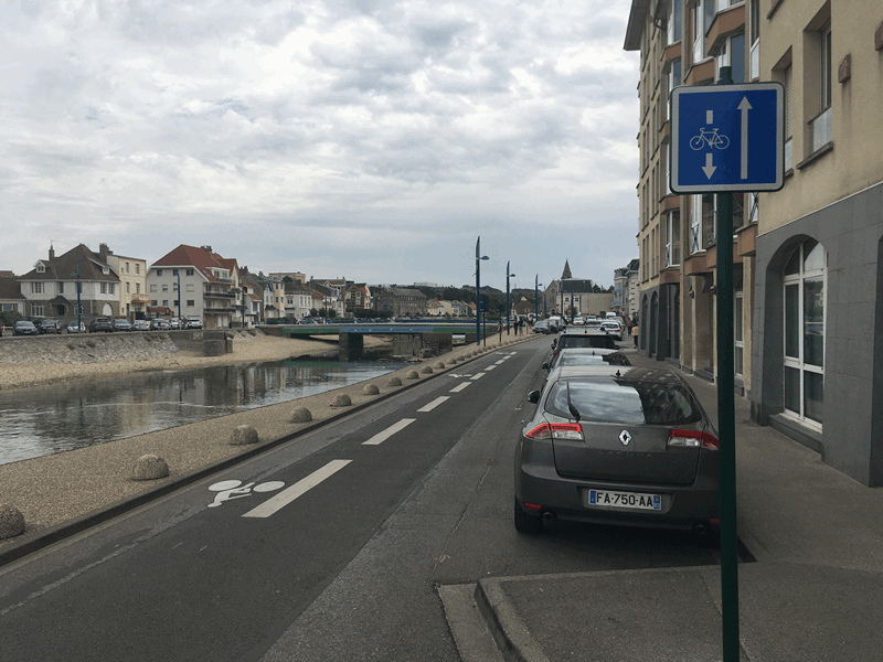 Wimereux : double sens cyclable