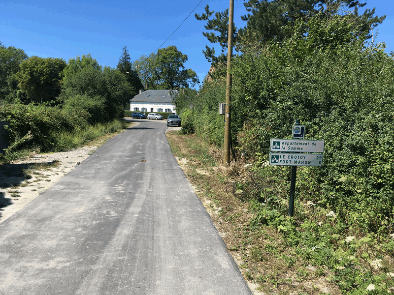 Pont à Cailloux jalonnement